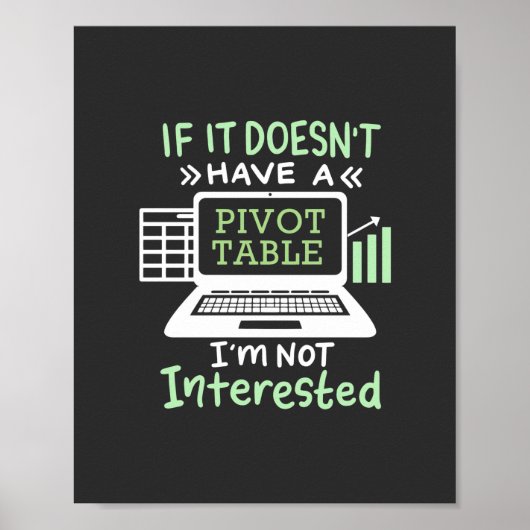 Accountantにはピボットテーブルがある ポスター (正面)