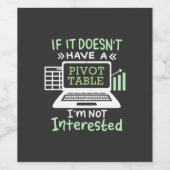 Accountantにはピボットテーブルがある ワインラベル (シングルラベル)