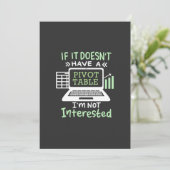 Accountantにはピボットテーブルがある 招待状 (スタンド正面)