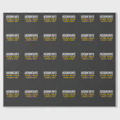 Accountantの作業資おもしろい産会計ユーモア ラッピングペーパー (フラット)