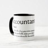 ACCOUNTANTの辞書定義 マグカップ (正面左)