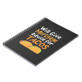 Accountantはタコス与えのモーゲージアドバイス ノートブック (左側)