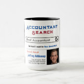 Accountantカスタム最高の検索ギフトマグ マグカップ (中央)