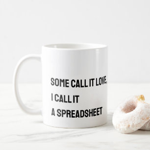 Accountantスプレッドシートおもしろマグカップ コーヒーマグカップ