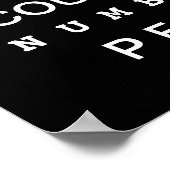 Accountantニックネームやる気を起こさせるポスター ポスター (角)