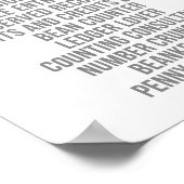 Accountantニックネーム ポスター (角)