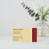 Accountantモダン名刺 名刺 (スタンド正面)
