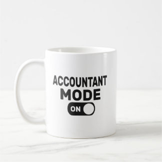 Accountantモードがオン、Accountantおもしろいモード コーヒーマグカップ