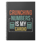 Accountantユーモア会計番号計算機 ノートブック (正面)