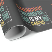 Accountantユーモア会計番号計算機 ラッピングペーパー (ロールコーナー)