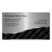 Accountant名刺マグネット マグネット名刺 (正面)