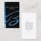 Accountant名刺モノグラム 名刺 (正面/裏面)