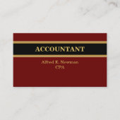 Accountant名刺 名刺 (正面)