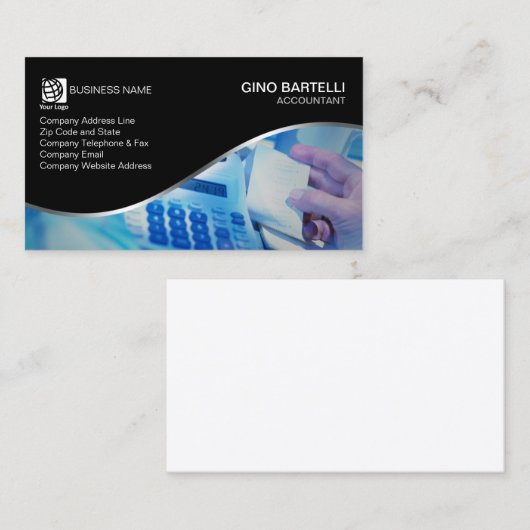 Accountant名刺 名刺 (正面/裏面)