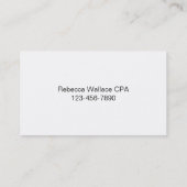 Accountant名刺 名刺 (裏面)