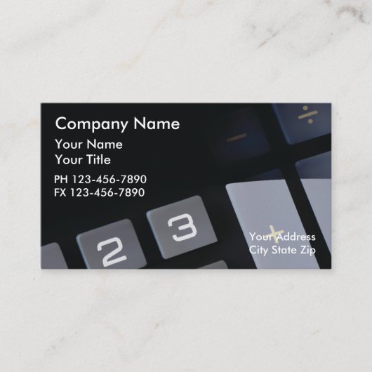 Accountant名刺 名刺 (正面)
