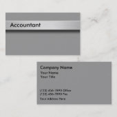 Accountant名刺 名刺 (正面/裏面)