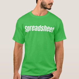 Accountant -おもしろいスプレッドシート tシャツ