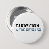 Accountant おもしろい Halloween – キャンディーコーン 缶バッジ (正面&裏面)