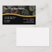 Accountant ユニークモダン Business Card 名刺 (正面/裏面)