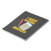 Accountant 保 Hearing Invoices ノートパッド (回転)