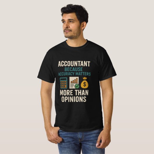 Accountant Accuracy Tシャツ (正面フル)