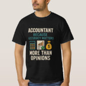 Accountant Accuracy Tシャツ (正面)