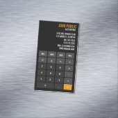 Accountant App Calculator マグネット名刺 (インサイチュ)
