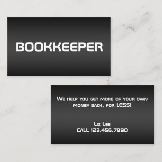 Accountant Bookkeeper 名刺
