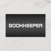 Accountant Bookkeeper 名刺 (正面)