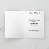 Accountant Christmas Card – ジョーク – パーソナライズ シーズンカード (内部)
