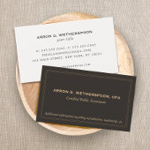 Accountant CPA名刺 名刺