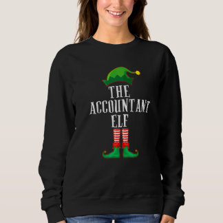 Accountant Elf Matching Family Group Christmas Par スウェットシャツ