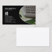 Accountant Finance Calculator 名刺 (正面/裏面)