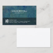 Accountant Finance Watercolor Grunge 名刺 (正面/裏面)