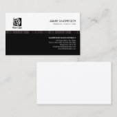 Accountant Financial Servicesのシンプルストライプ 名刺 (正面/裏面)