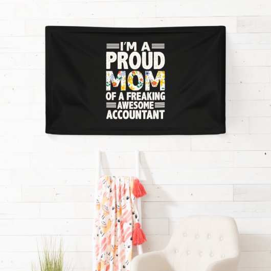 Accountant Gift | A Freaking Awesome Accountant 横断幕 (インサイチュ)