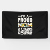 Accountant Gift | A Freaking Awesome Accountant 横断幕 (横)