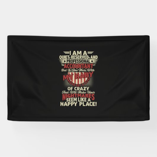 Accountant Gift | I Am A Professional Accountant 横断幕 (横)