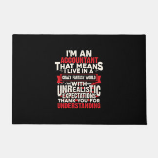 Accountant Gift | I Am An Accountant ドアマット