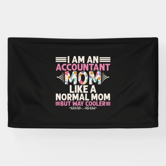 Accountant Gift | I Am An Accountant Mom 横断幕 (横)