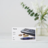 Accountant Iプロファイルカード 名刺 (スタンド正面)