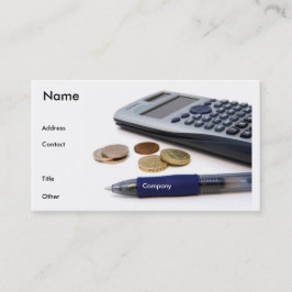 Accountant Iプロファイルカード 名刺