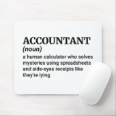 Accountant Life – 定おもしろい義 マウスパッド (マウス)