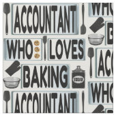 Accountant Lovesベーキング ファブリック (クローズアップ)