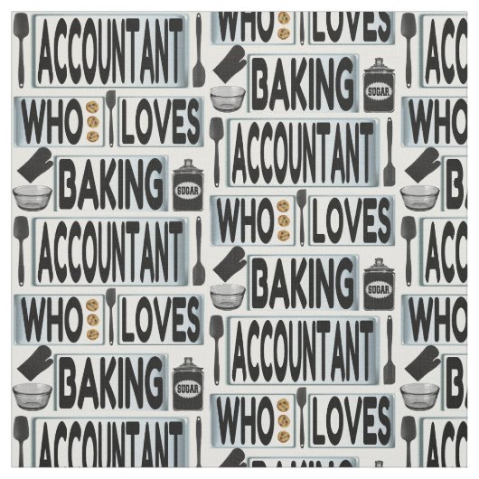 Accountant Lovesベーキング ファブリック (見本)