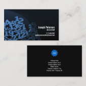 Accountant Numbers Jumble会計 名刺 (正面/裏面)