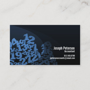 Accountant Numbers Jumble会計 名刺