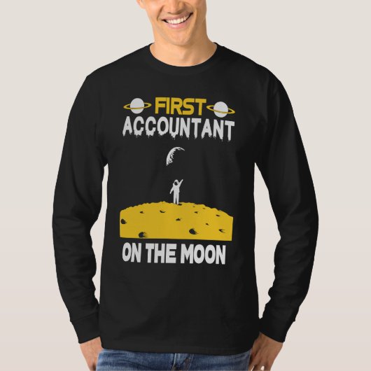 Accountant On The Moon Tシャツ (正面)
