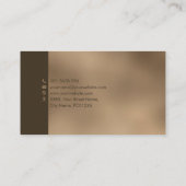 Accountant Services -金ゴールド番号パターン 名刺 (裏面)